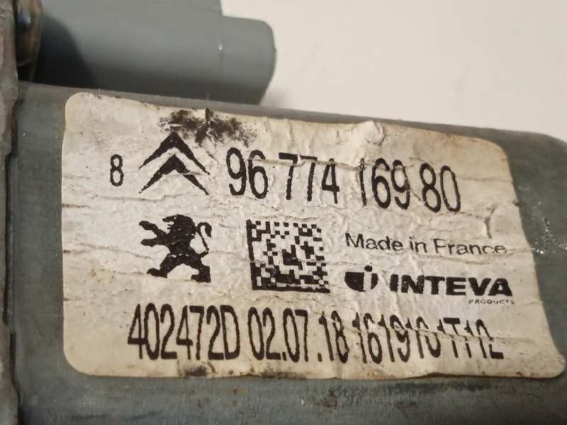 Recambio de elevalunas delantero izquierdo para citroën c-elysée shine referencia OEM IAM 9674412480  9677416980