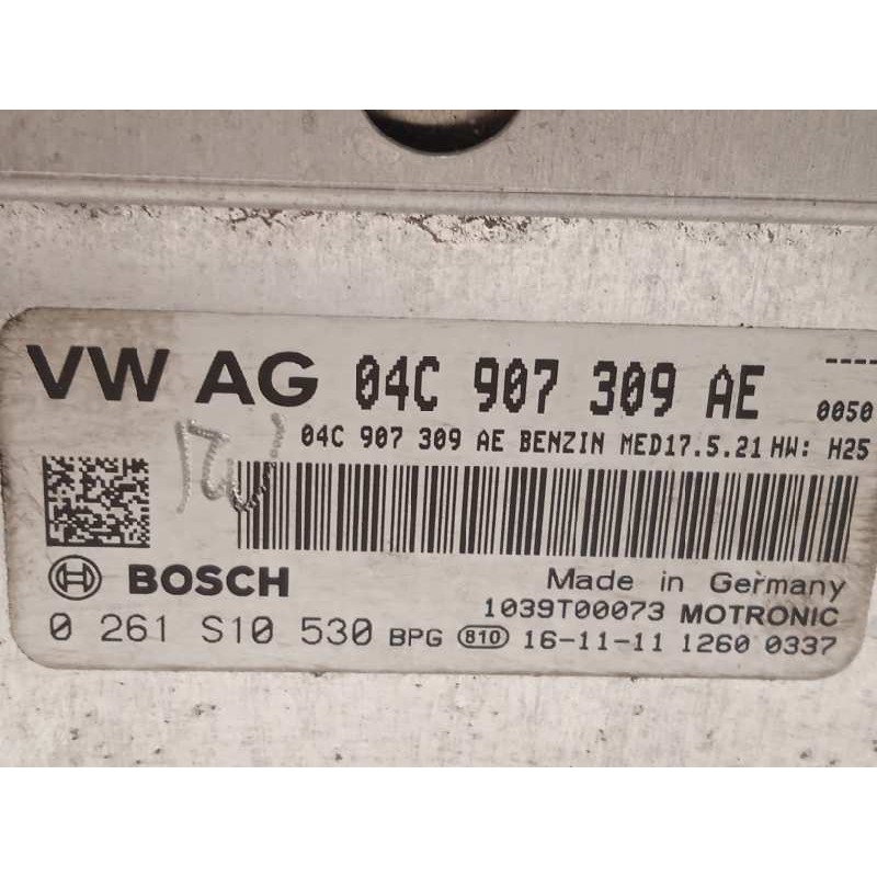 Recambio de centralita motor uce para seat ibiza (6p1) 1.0 tsi referencia OEM IAM 04C907309AE  0261S10530