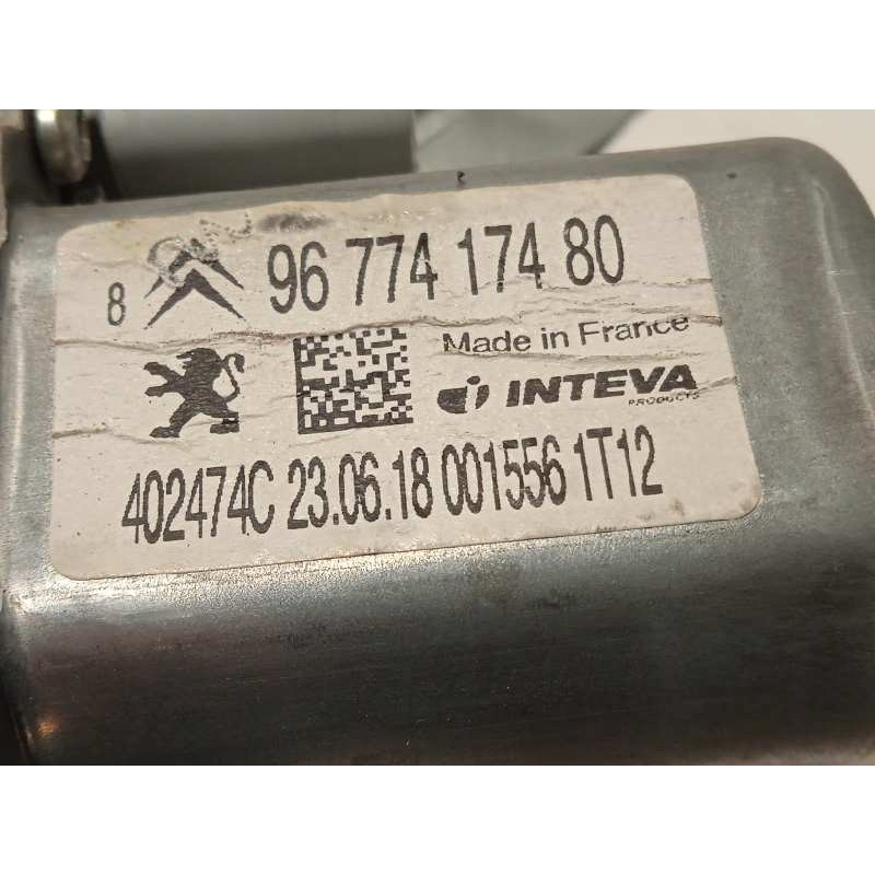 Recambio de elevalunas trasero derecho para citroën c-elysée shine referencia OEM IAM 9674437280  9677417480