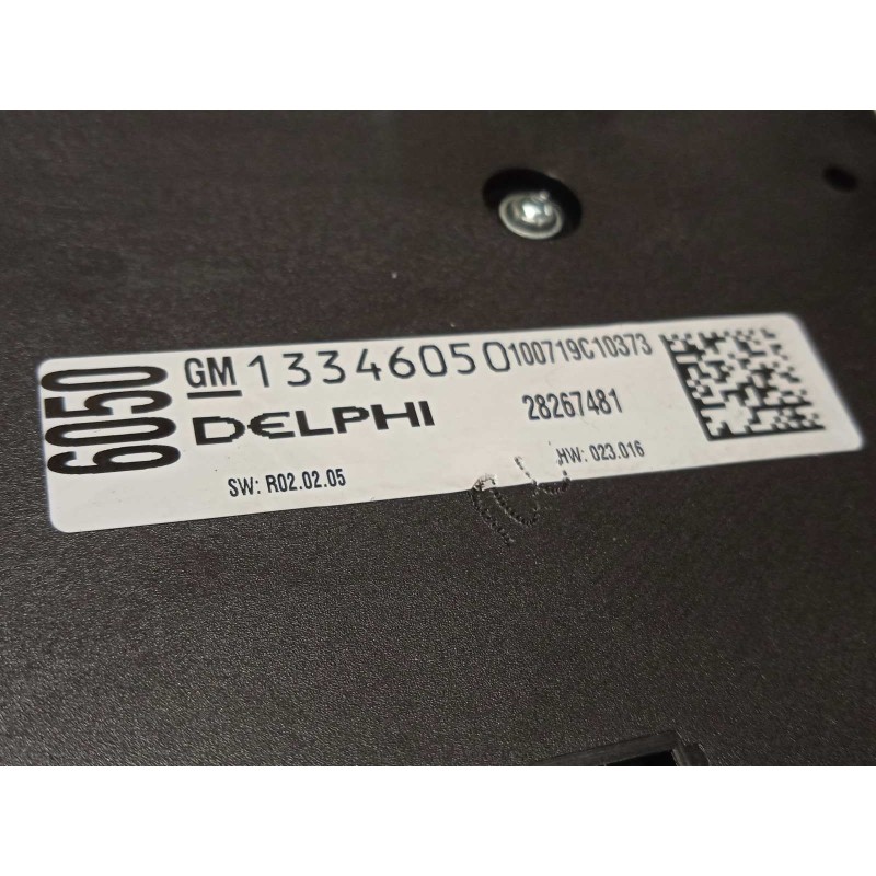 Recambio de mando climatizador para opel astra j lim. sport referencia OEM IAM 13346098  13346050