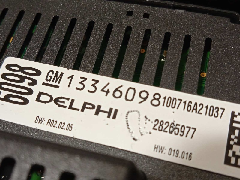 Recambio de mando climatizador para opel astra j lim. sport referencia OEM IAM 13346098  13346050