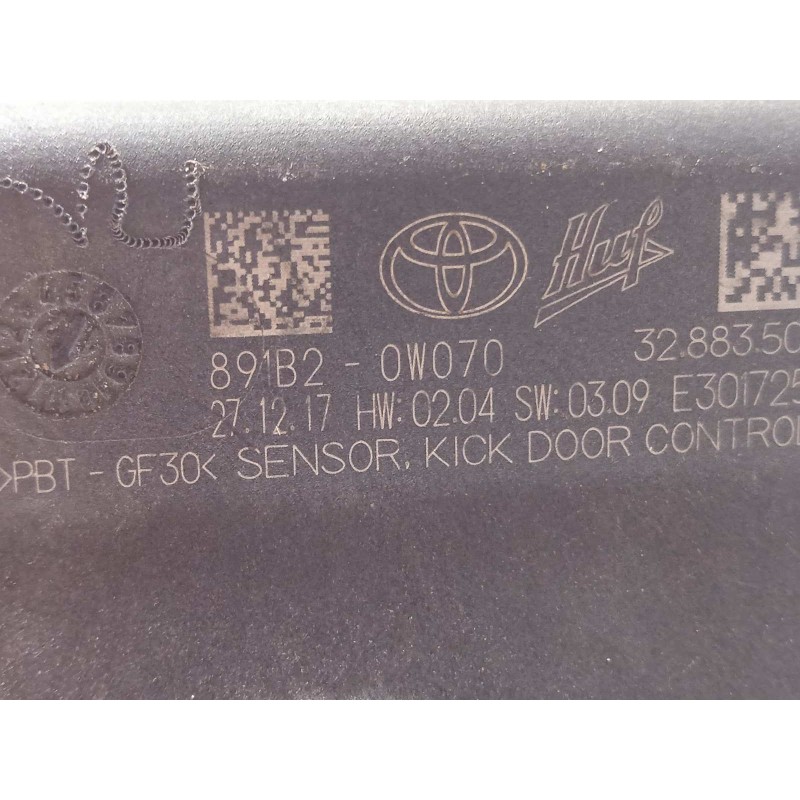 Recambio de sensor para lexus nx 300h 4wd referencia OEM IAM 891B20W070  