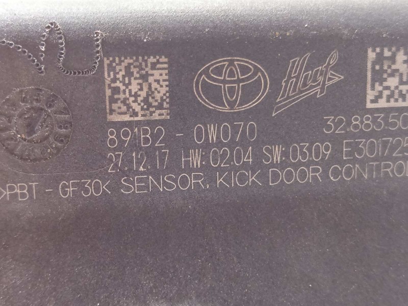 Recambio de sensor para lexus nx 300h 4wd referencia OEM IAM 891B20W070  