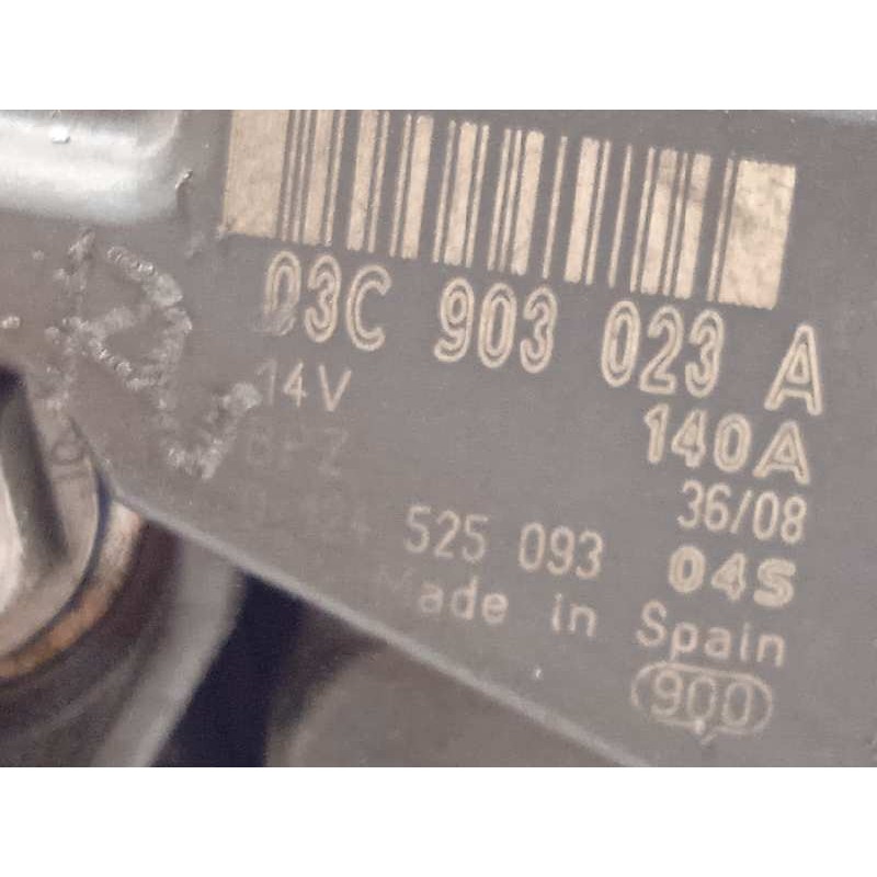Recambio de alternador para volkswagen scirocco (137) 1.4 tsi (118kw) referencia OEM IAM 03C903023A  0124525093