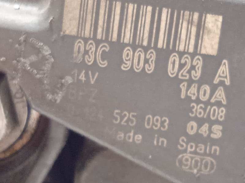 Recambio de alternador para volkswagen scirocco (137) 1.4 tsi (118kw) referencia OEM IAM 03C903023A  0124525093