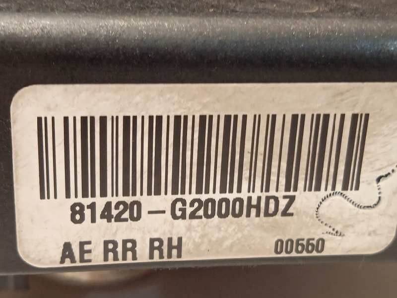 Recambio de cerradura puerta trasera derecha para hyundai ioniq hybrid referencia OEM IAM 81420G2000  