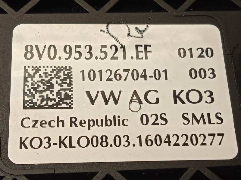 Recambio de mando intermitentes para audi a3 sportback (8va) ambiente referencia OEM IAM 8V0953521EF  8V0953502