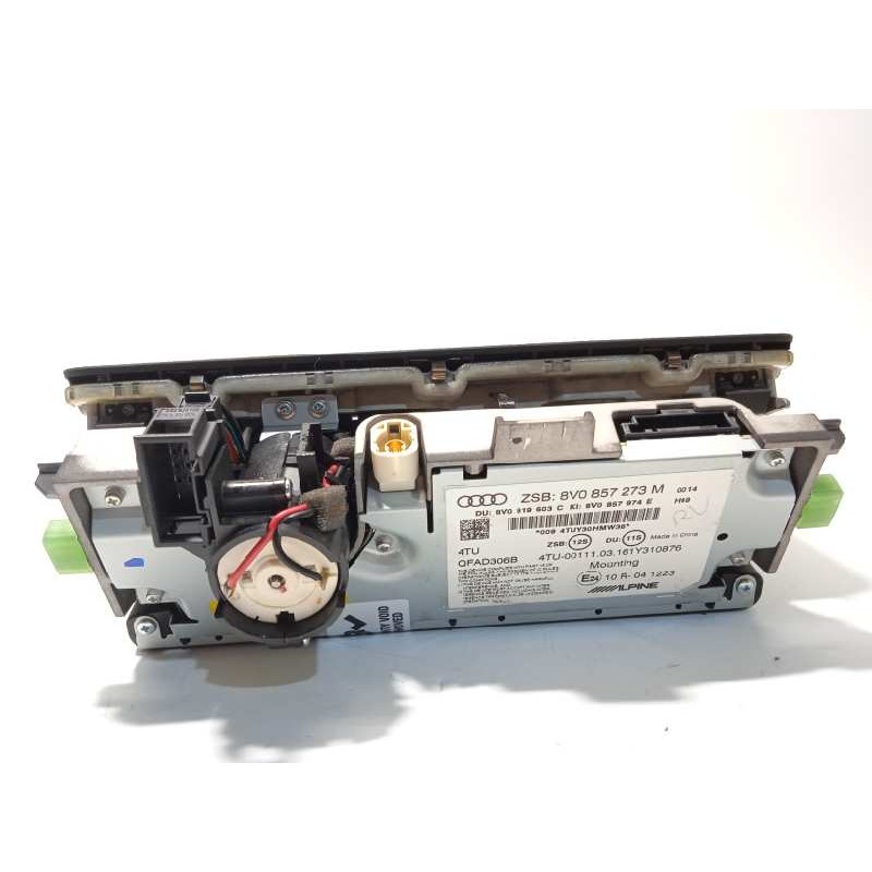 Recambio de pantalla multifuncion para audi a3 sportback (8va) ambiente referencia OEM IAM 8V0857273M  8V0857273M6PS