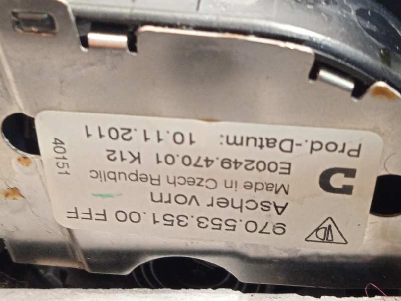 Recambio de consola central para porsche panamera 4 s referencia OEM IAM 97055311101  97055335100