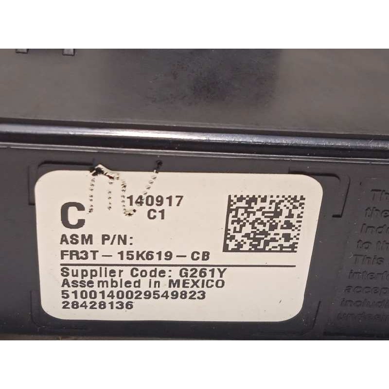 Recambio de modulo electronico para ford mustang basis referencia OEM IAM FR3T15K619CB  