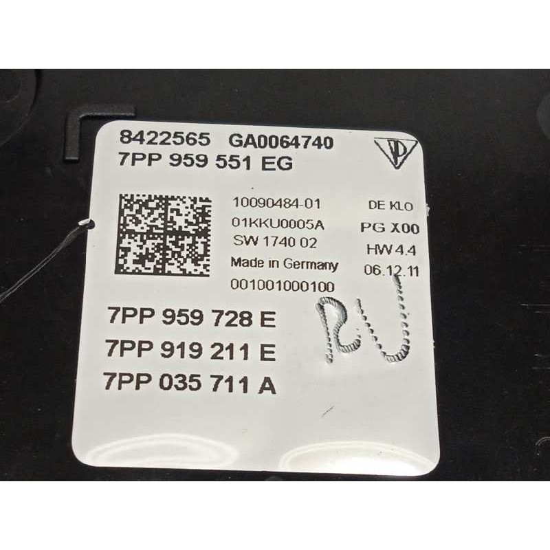 Recambio de luz interior para porsche panamera 4 s referencia OEM IAM 7PP959551EG 7PP959211E 7PP959728E