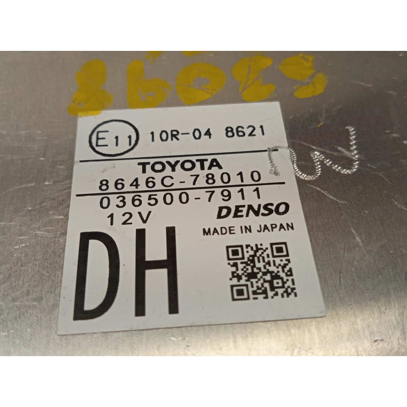 Recambio de modulo electronico para lexus nx 300h 4wd referencia OEM IAM 8646C78010  