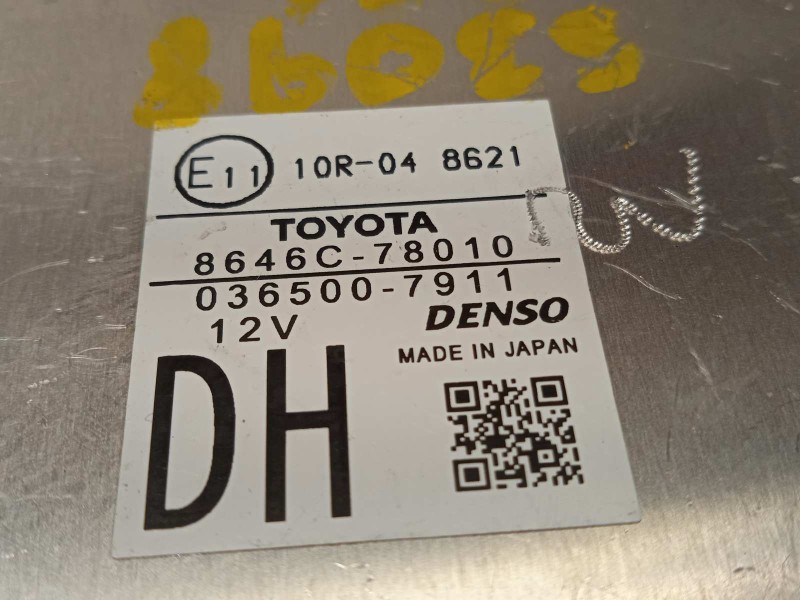 Recambio de modulo electronico para lexus nx 300h 4wd referencia OEM IAM 8646C78010  