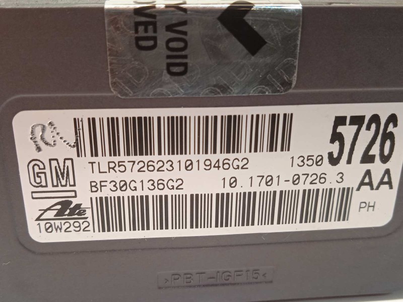 Recambio de centralita esp para opel astra j lim. sport referencia OEM IAM 13505726  10170107263