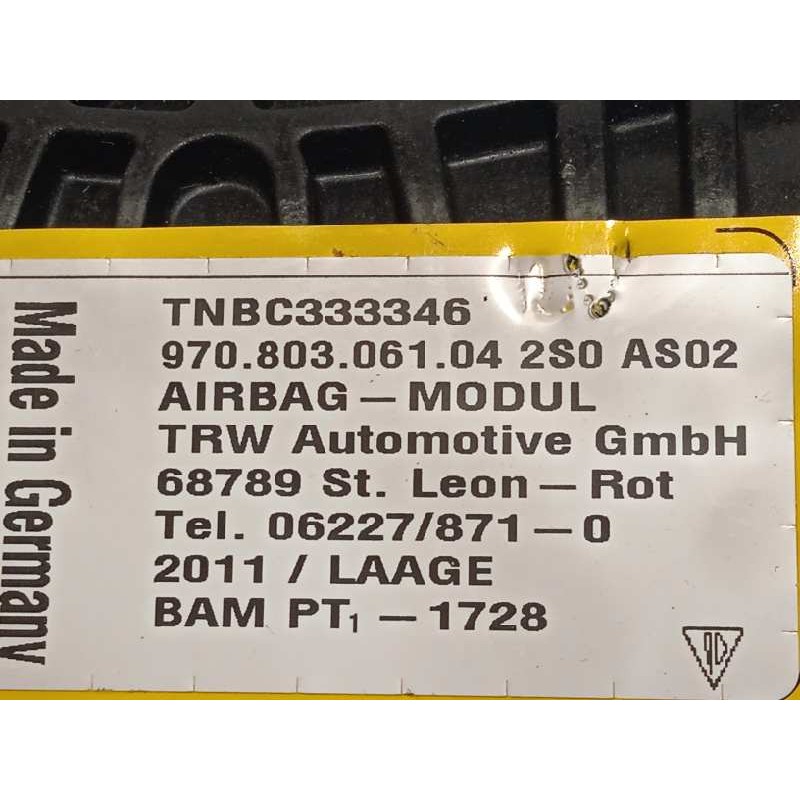 Recambio de airbag delantero izquierdo para porsche panamera 4 s referencia OEM IAM 97080306104  970803061042S0