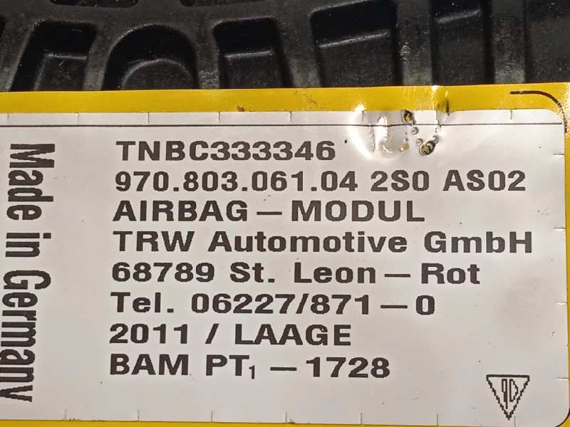 Recambio de airbag delantero izquierdo para porsche panamera 4 s referencia OEM IAM 97080306104  970803061042S0