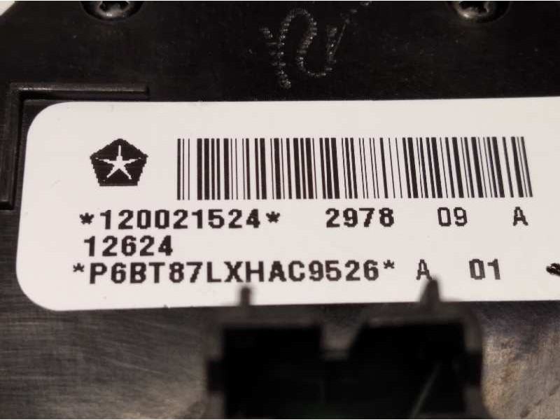 Recambio de mando luces para jeep compass ii longitude 4x2 referencia OEM IAM 120021524  P6BT87LXHAC9526