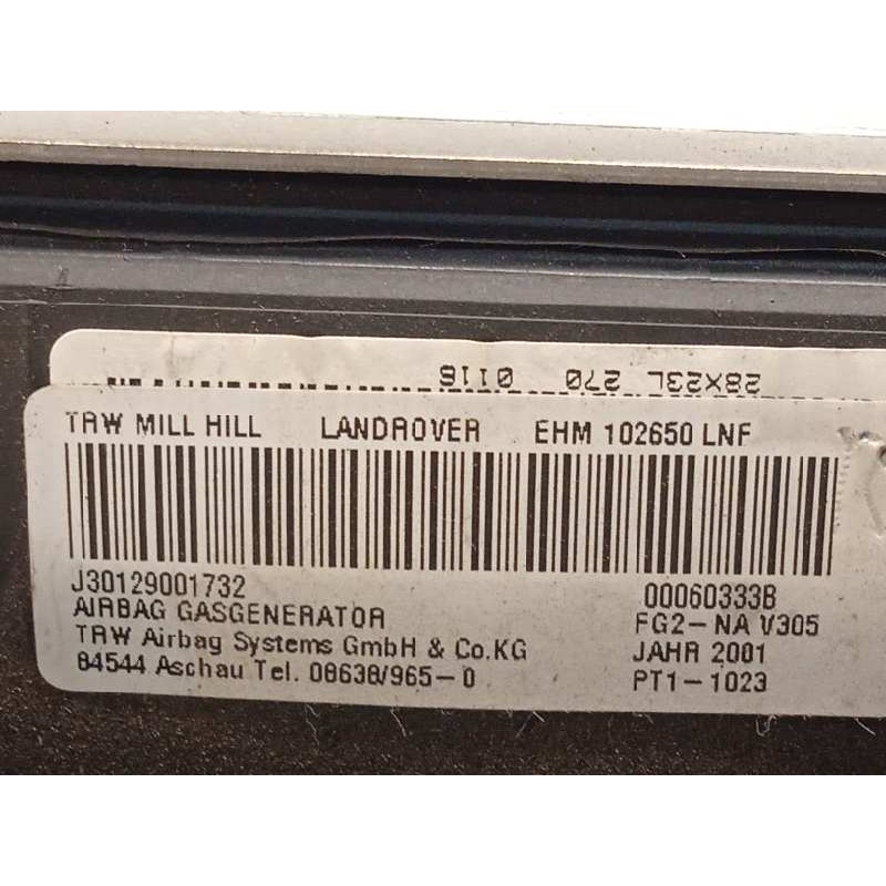 Recambio de airbag delantero izquierdo para land rover discovery (lt) 2.5 turbodiesel referencia OEM IAM EHM102650LNF  EHM102650