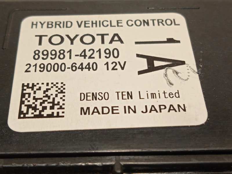 Recambio de modulo electronico para toyota rav4 referencia OEM IAM 8998142190  