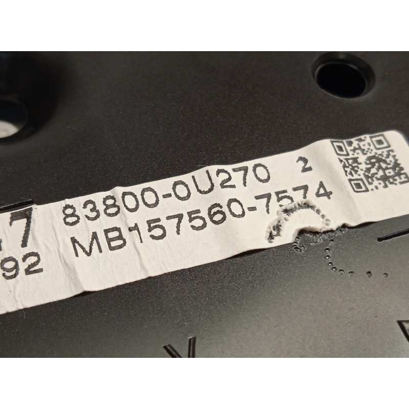 Recambio de cuadro instrumentos para toyota yaris active referencia OEM IAM 838000U270  MB1575607574