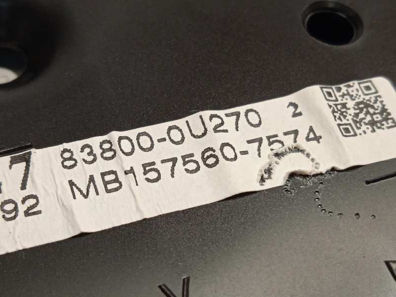 Recambio de cuadro instrumentos para toyota yaris active referencia OEM IAM 838000U270  MB1575607574