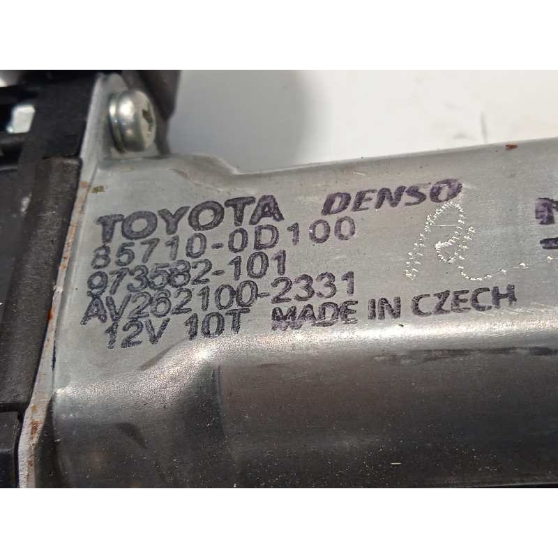 Recambio de elevalunas trasero izquierdo para toyota yaris active referencia OEM IAM 857100D100  973582101