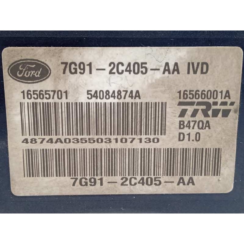 Recambio de abs para ford mondeo ber. (ca2) trend referencia OEM IAM 7G912C405AA 16565701 54084874A