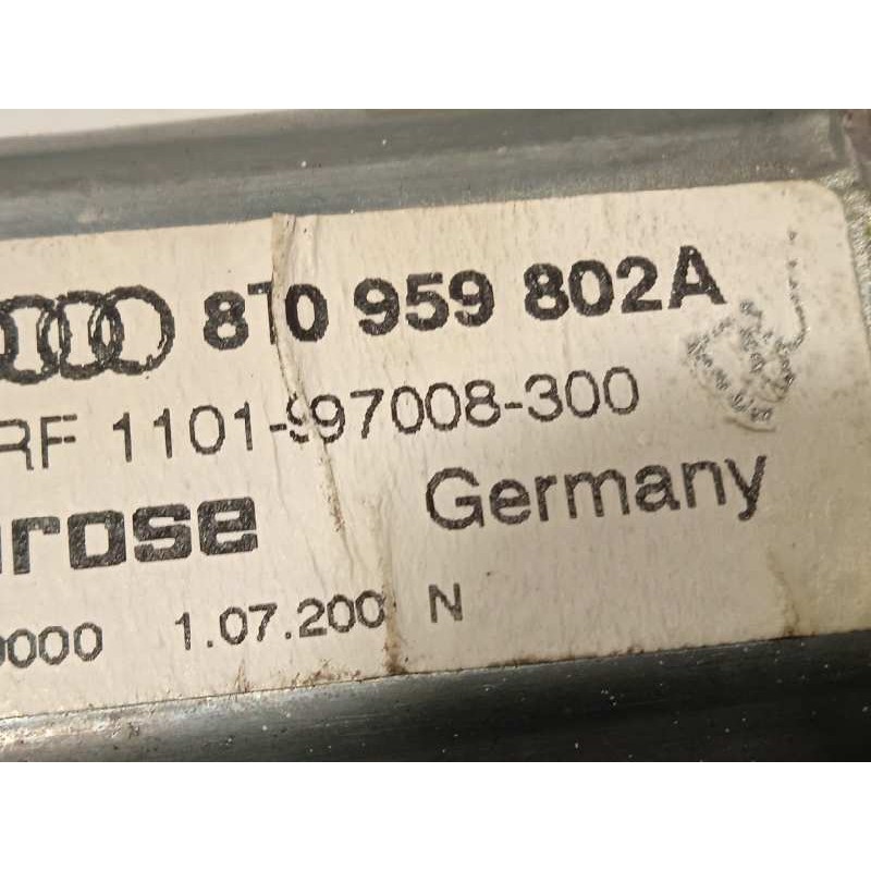 Recambio de elevalunas delantero derecho para audi a5 coupe (8t) 2.7 tdi referencia OEM IAM 8T0837462C  8T0959802A