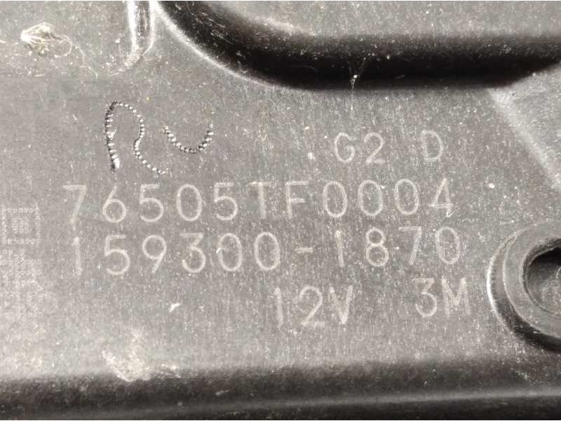 Recambio de motor limpia delantero para honda jazz (ge) 1.4 cat referencia OEM IAM 76505TF0004  1593001870