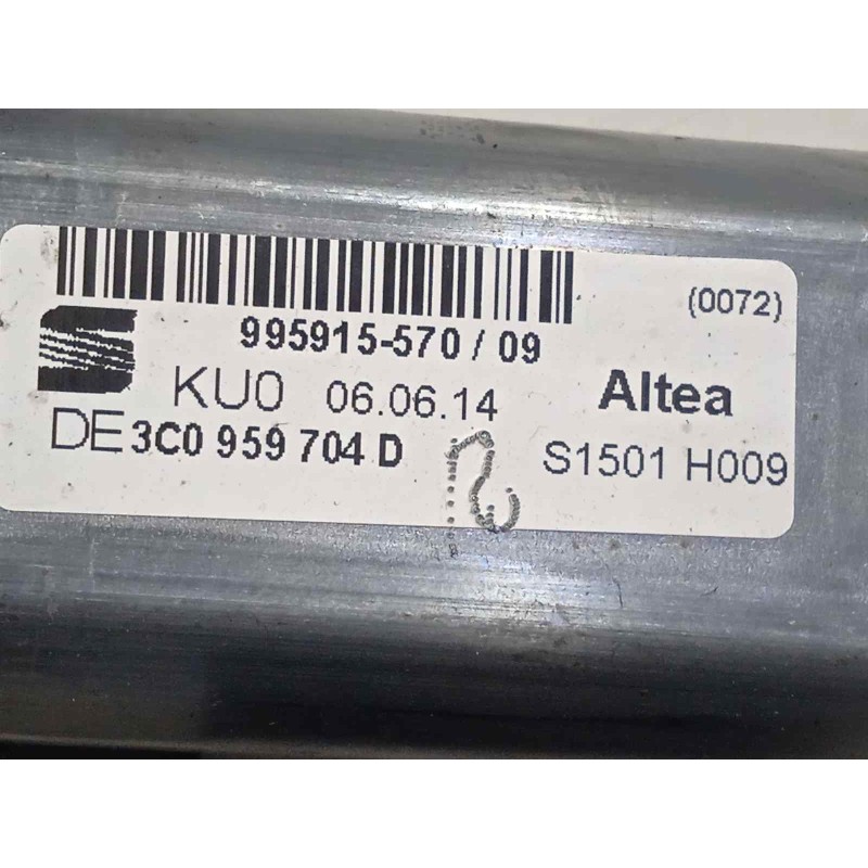 Recambio de elevalunas trasero derecho para seat altea xl (5p5) reference referencia OEM IAM 3C0959704D  