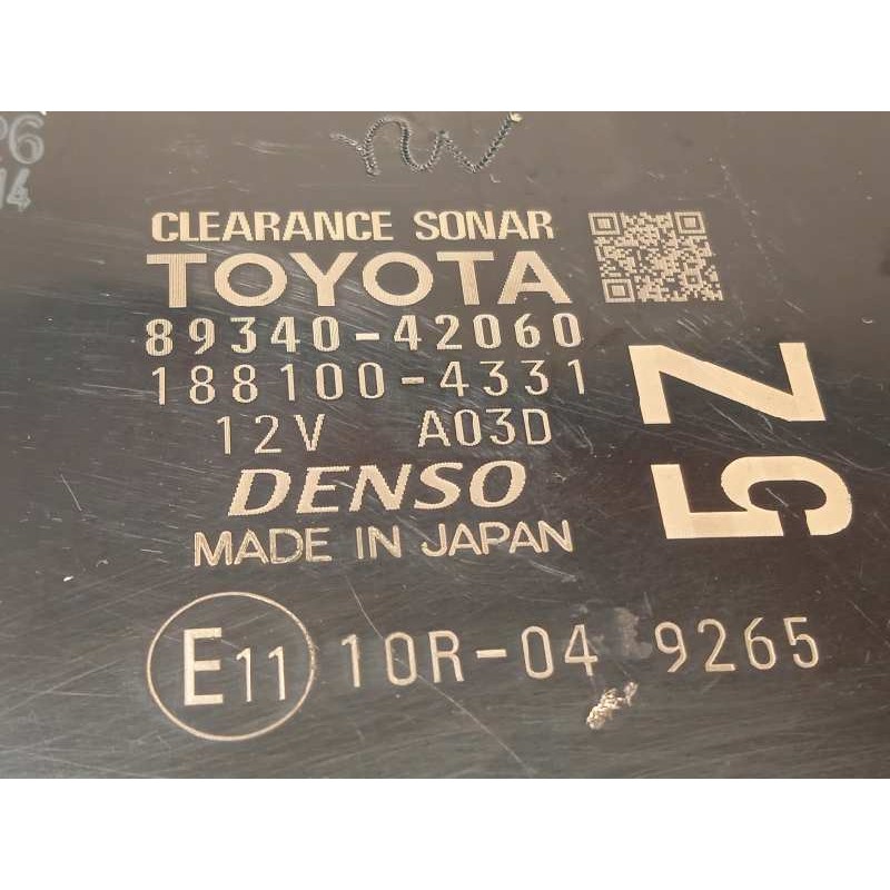 Recambio de modulo electronico para toyota rav4 referencia OEM IAM 8934042060  