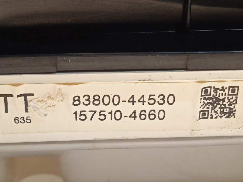 Recambio de cuadro instrumentos para toyota avensis verso (m20) 2.0 d4-d luna referencia OEM IAM 8380044530  1575104860