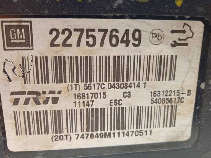 Recambio de abs para opel insignia berlina sport referencia OEM IAM 22757649 54085617C 16312215B