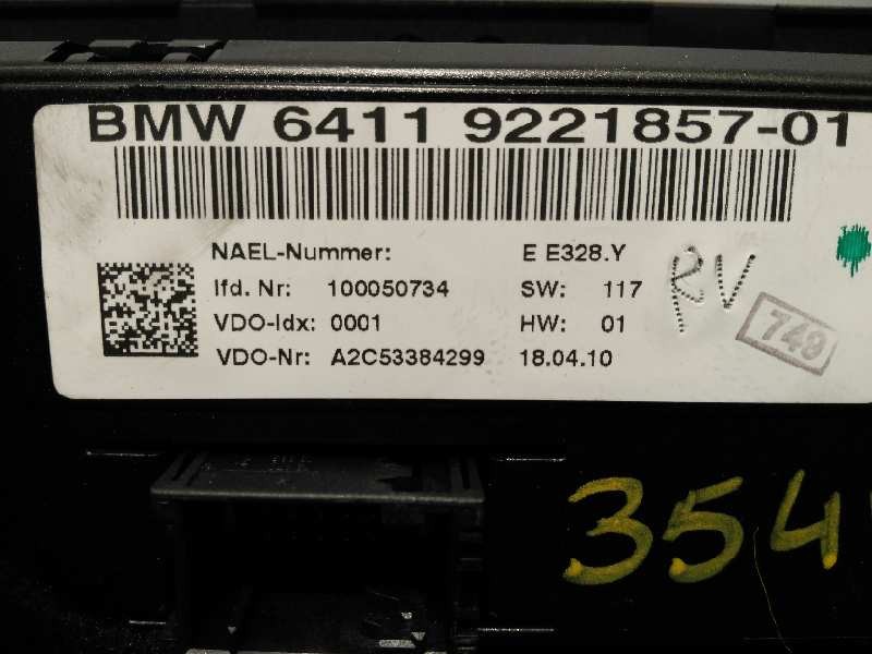 Recambio de mando calefaccion / aire acondicionado para bmw serie 3 touring (e91) 318d referencia OEM IAM 64119221857  