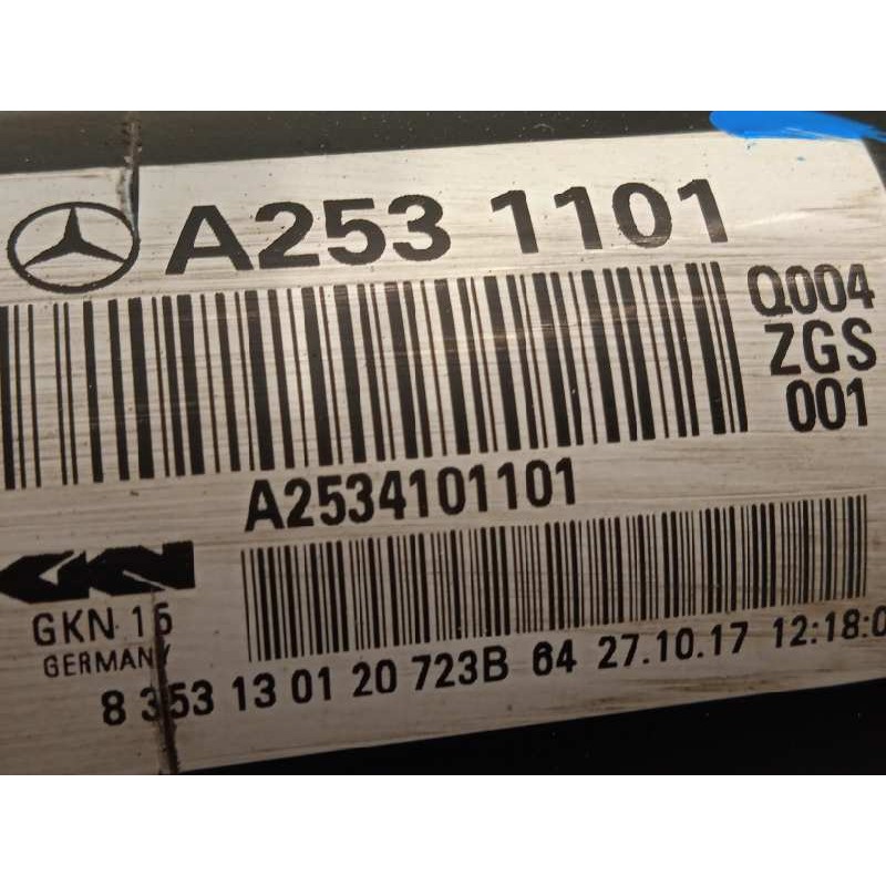 Recambio de transmision central para mercedes-benz clase glc (w253) glc 220 d 4matic referencia OEM IAM A2534101101  