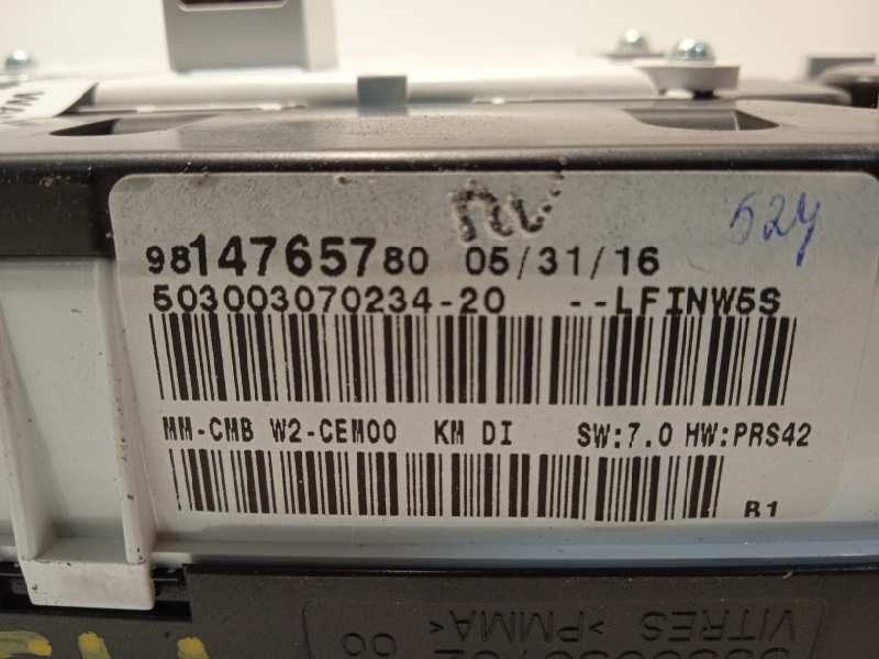 Recambio de cuadro instrumentos para peugeot 508 allure referencia OEM IAM 9814765780  