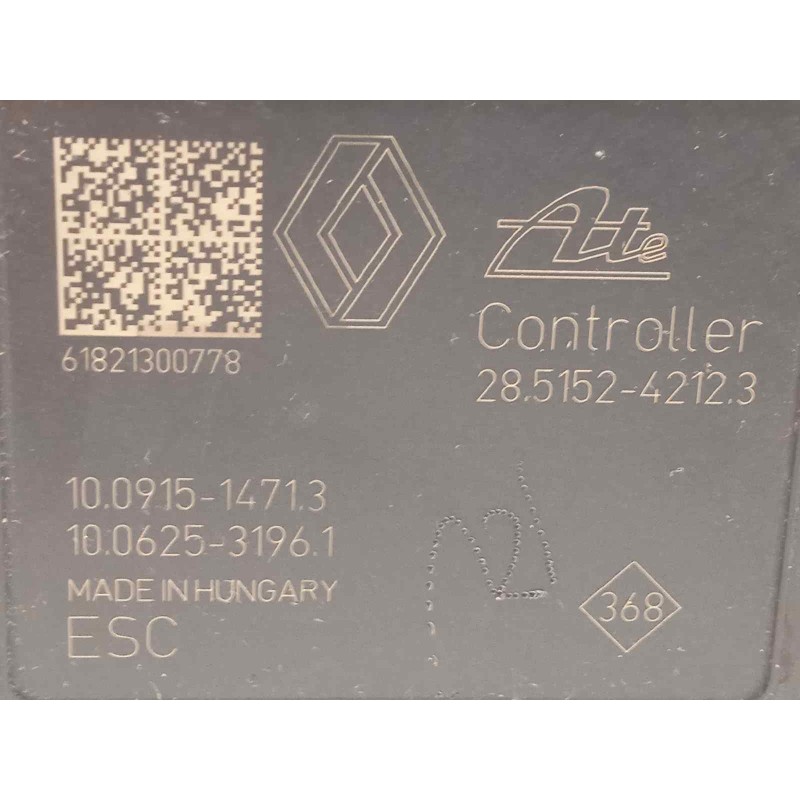 Recambio de abs para dacia dokker 1.5 dci diesel fap cat referencia OEM IAM 476600078R 28515242123 10022006554