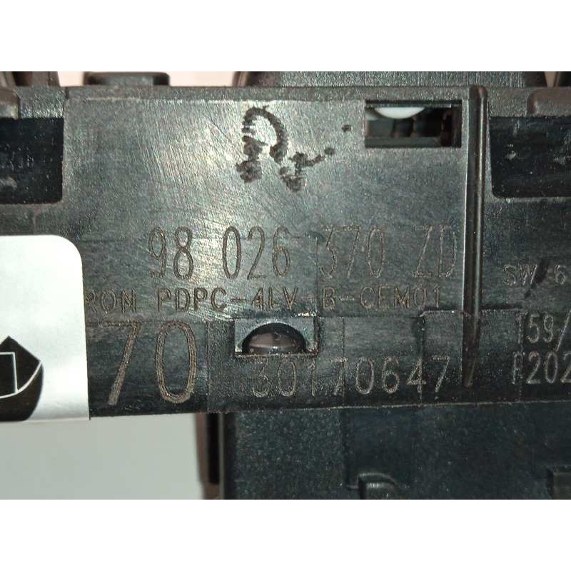 Recambio de mando elevalunas delantero izquierdo para peugeot 508 allure referencia OEM IAM 98026370ZD  