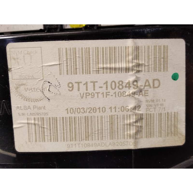 Recambio de cuadro instrumentos para ford transit connect (tc7) 1.8 tdci cat referencia OEM IAM 9T1T10849AD  