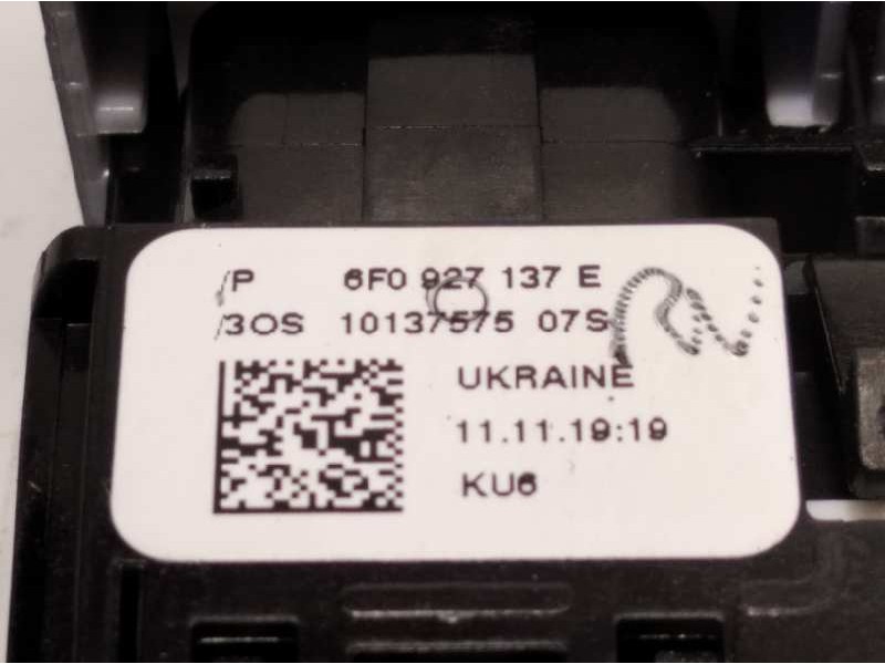 Recambio de interruptor para seat arona reference plus referencia OEM IAM 6F0927137E  6F0927137EWHS