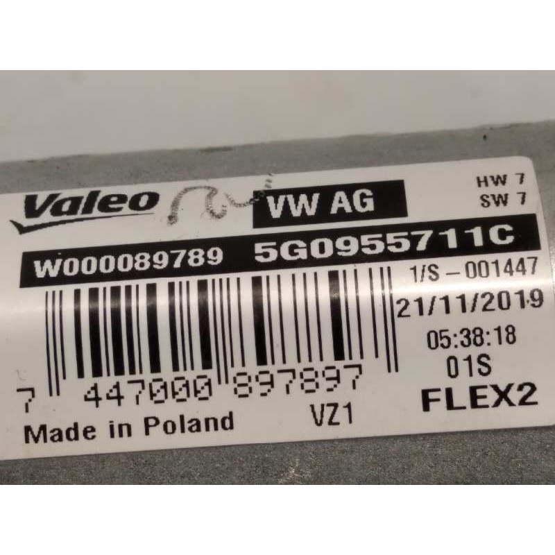Recambio de motor limpia trasero para seat arona reference plus referencia OEM IAM 5G0955711C  W000089789