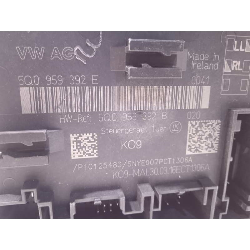 Recambio de centralita confort para audi a3 sportback (8va) ambiente referencia OEM IAM 5Q0959392E  