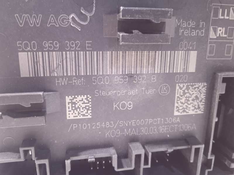 Recambio de centralita confort para audi a3 sportback (8va) ambiente referencia OEM IAM 5Q0959392E  