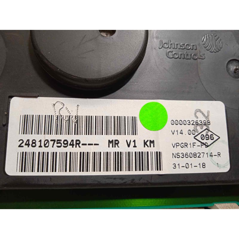 Recambio de cuadro instrumentos para dacia dokker 1.5 dci diesel fap cat referencia OEM IAM 248107594R  