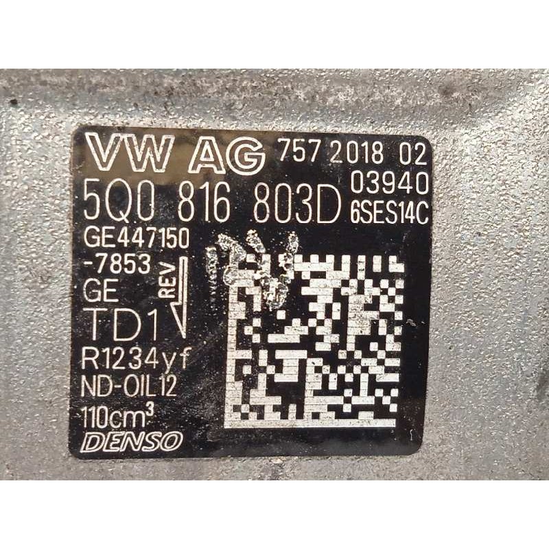 Recambio de compresor aire acondicionado para audi q3 (8ug) attraction referencia OEM IAM 5Q0816803D  4471507853