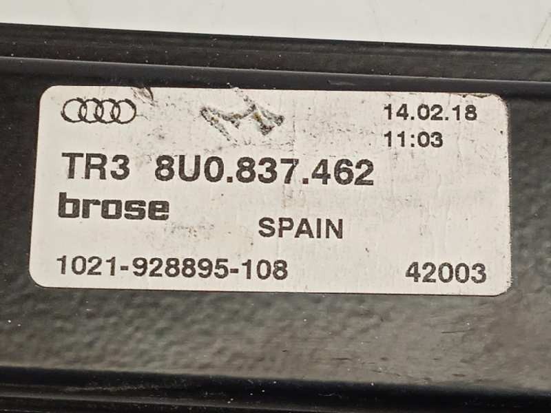 Recambio de elevalunas delantero derecho para audi q3 (8ug) attraction referencia OEM IAM 8U0837462 TR38U0837462 8K0959802B