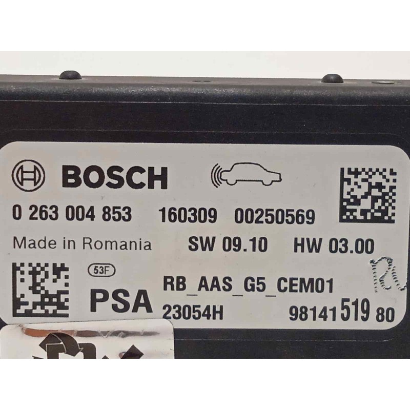 Recambio de modulo electronico para peugeot 508 sw active referencia OEM IAM 9814151980  0263004853