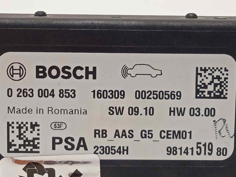 Recambio de modulo electronico para peugeot 508 sw active referencia OEM IAM 9814151980  0263004853