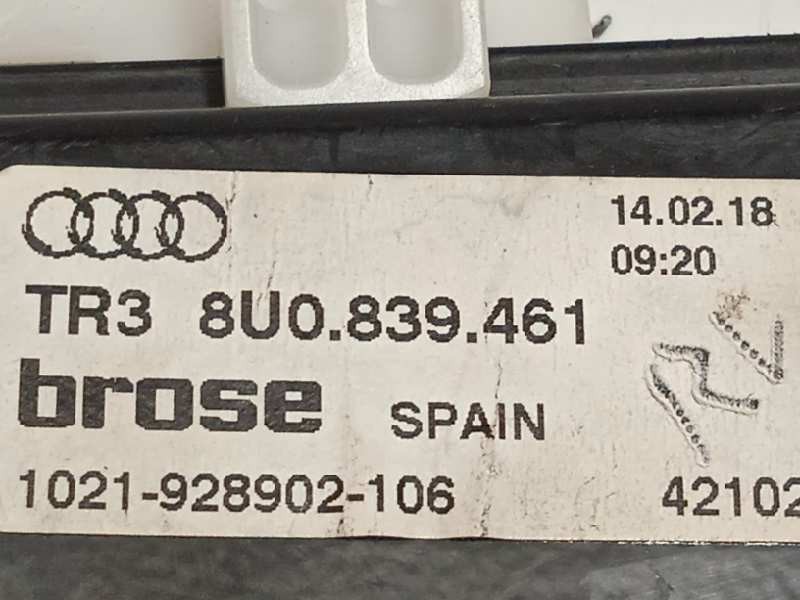 Recambio de elevalunas trasero izquierdo para audi q3 (8ug) attraction referencia OEM IAM 8U0839461 TR38U0839461 8K0959811A