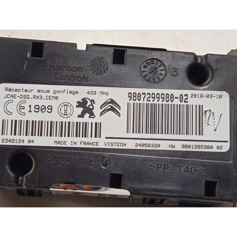 Recambio de modulo electronico para peugeot 508 sw active referencia OEM IAM 9807299980  